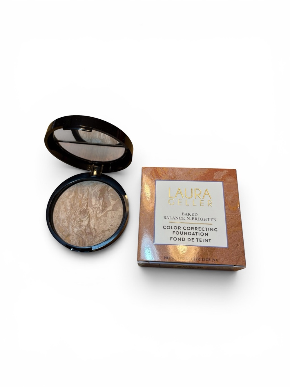 Laura Geller Baked Balance-n-Brighten Color Correcting Foundation-Fair NWT